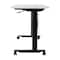 Flash Furniture Palmer 72in. x 24in. HD Nesting Table w/T-Legs, Modesty Panel, 1in. Thick Gray Tabletop, Blk Frame MT-M7224-T-LEG-GRYBLK-GG - alternate 2